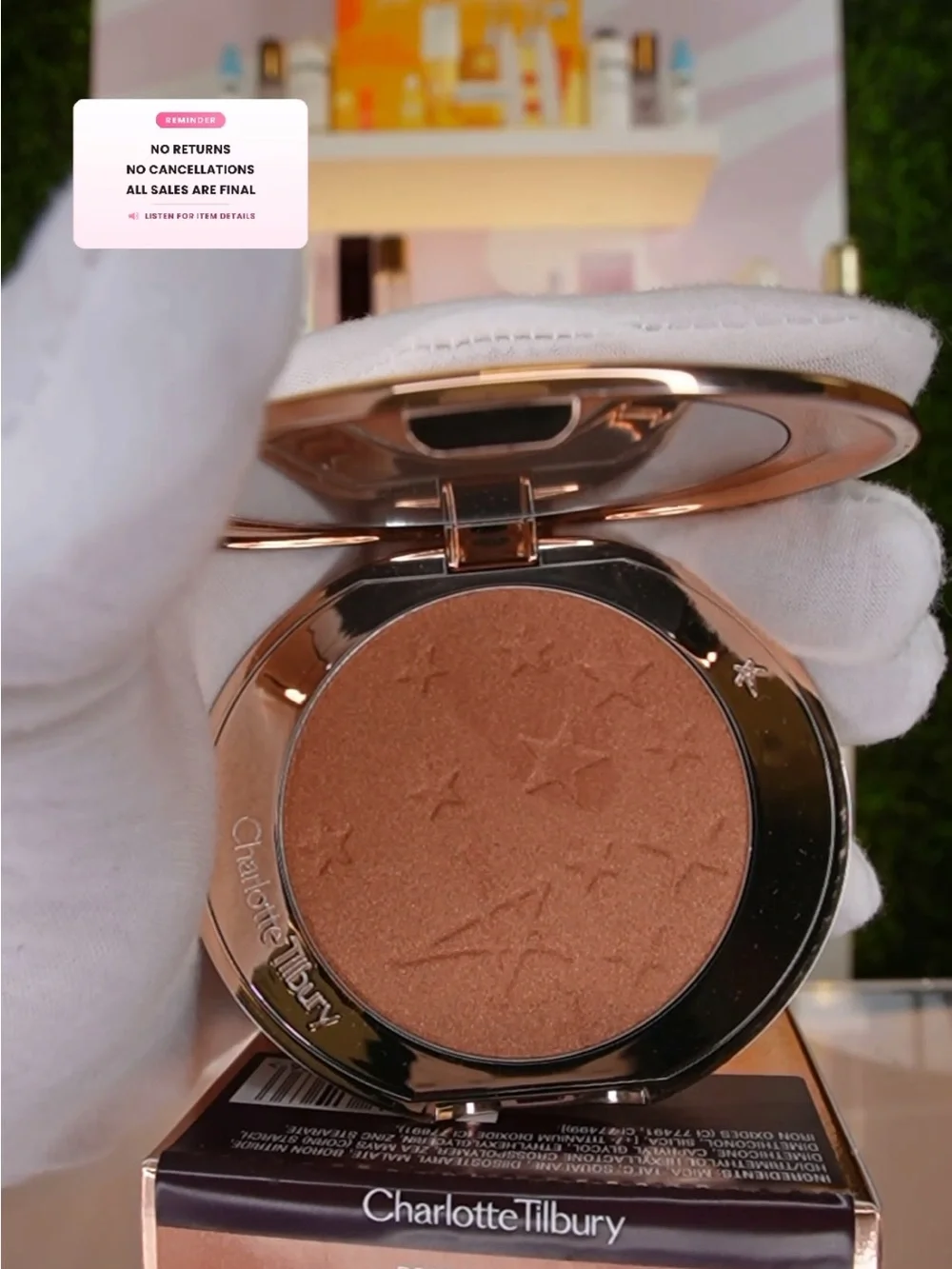 Charlotte Tilbury Radiant Bronzer Compact - Warm Golden Bronze